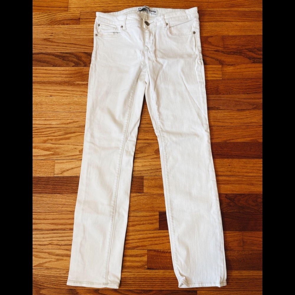 Express Barely Boot Low Rise Jeans